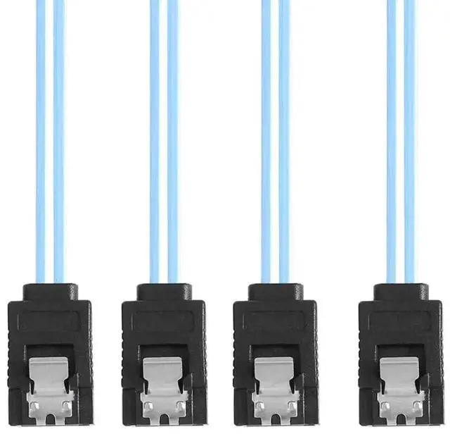Alt view image 2 of 7 - WRIARICH 1M Mini SAS SFF-8643 to 4 SATA 7Pin Hard Drive Cable, 6Gbps Server RAID Data Cable, SFF-8643 Host to Quad SATA Target Wire for Server Storage Backplane & RAID Controller