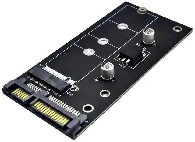 Main image of WRIARICH M.2 NGFF B Key to SATA 3 Expansion Card, M.2 SSD to SATA III Add On Card Supports 30/42/60/80mm M.2 Drives