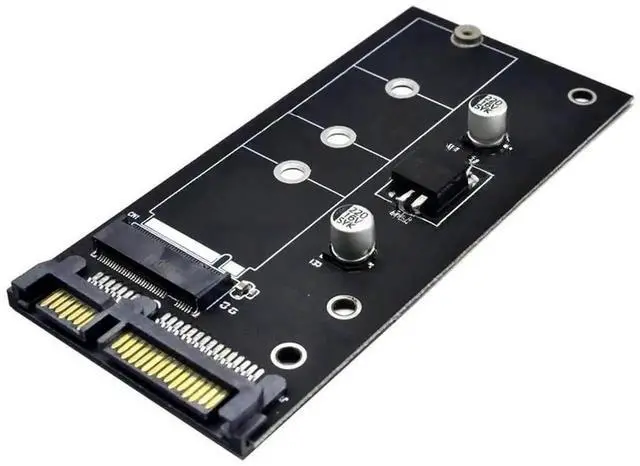Alt view image 2 of 3 - WRIARICH M.2 NGFF B Key to SATA 3 Expansion Card, M.2 SSD to SATA III Add On Card Supports 30/42/60/80mm M.2 Drives