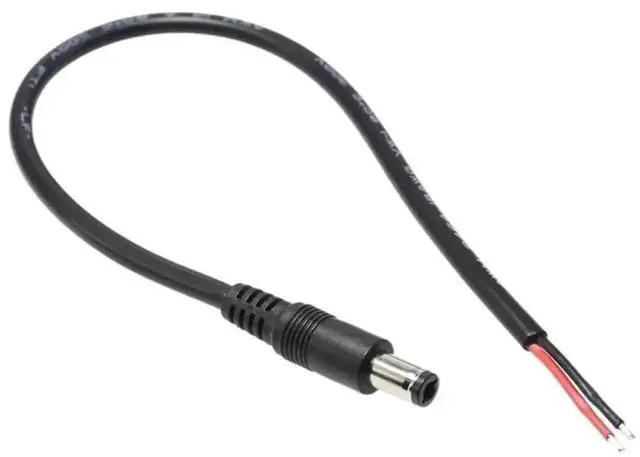 Main image of WRIARICH 6.3x3.0mm DC Jack to 2 Pin Power Cable, DIY Charging Extension Cord for Laptop & Computer