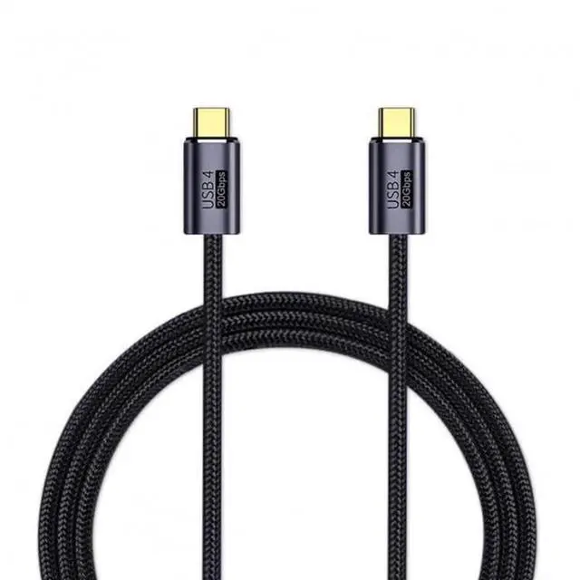 Alt view image 7 of 7 - WRIARICH 100CM USB4 Gen2 Type-C Male to Male Cable | 20Gbps Data & 100W(20V/5A) PD Fast Charging Cord for Laptop, Tablet & Smartphone