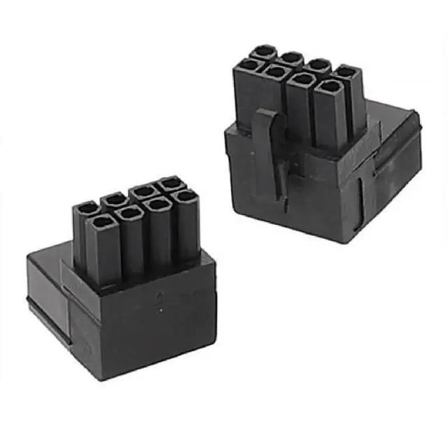 Main image of WRIARICH 2 Pack 90° Up & Down Angled ATX 8Pin Male to Female GPU Power Port Adapter