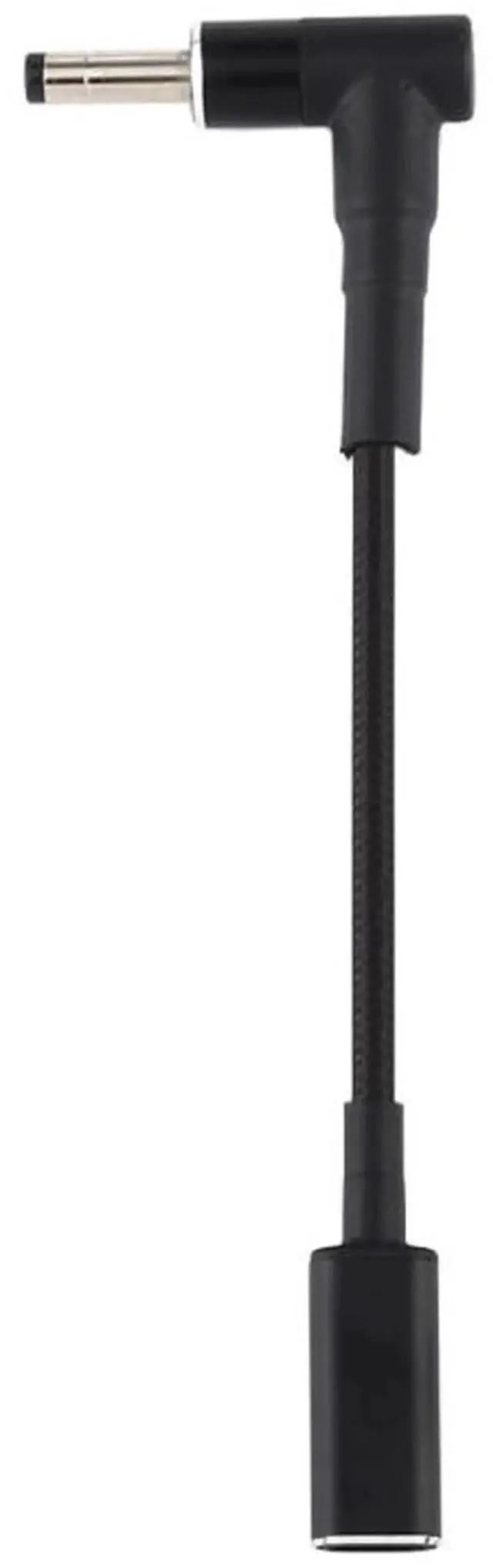 Alt view image 2 of 5 - WRIARICH PD 100W Right Angle 4.0×1.35mm DC to USB-C Nylon Braided Power Cable, 18.5V~20V Fixed Voltage Trigger Cord