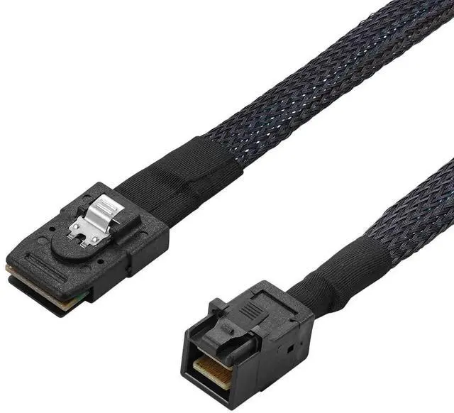 Main image of WRIARICH 1m/3.3ft Internal Mini SAS HD Cable SFF-8643 to SFF-8087, 12Gbps SAS Server Cable Compatible with RAID Cards & PCIe Controllers for Server Storage Backplane Connection