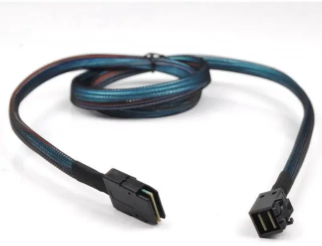 Alt view image 6 of 6 - WRIARICH 1m/3.3ft Internal Mini SAS HD Cable SFF-8643 to SFF-8087, 12Gbps SAS Server Cable Compatible with RAID Cards & PCIe Controllers for Server Storage Backplane Connection