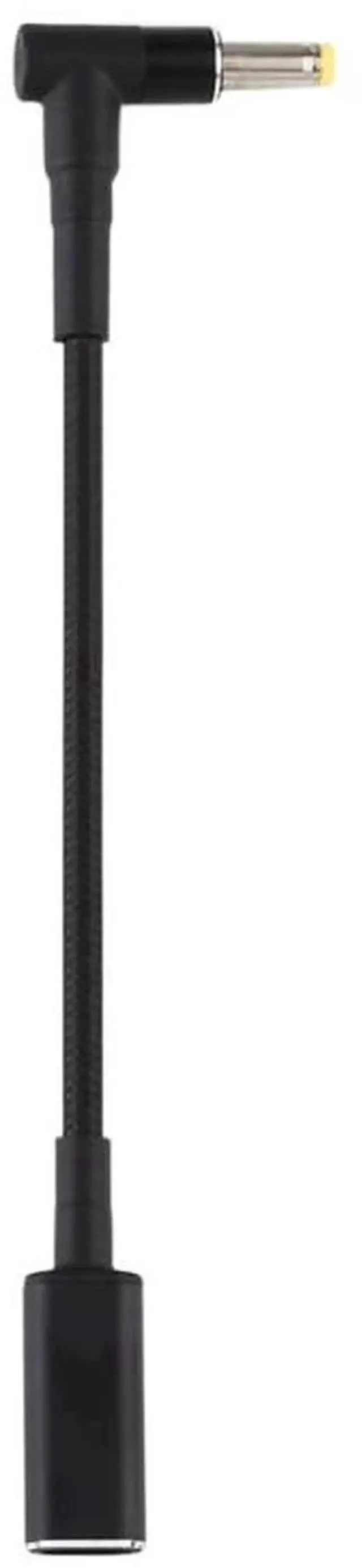 Alt view image 2 of 5 - WRIARICH Right Angle DC 4.8×1.7mm to USB-C PD 100W Nylon Braided Power Cable | 18.5V~20V Fixed Voltage Trigger Cord