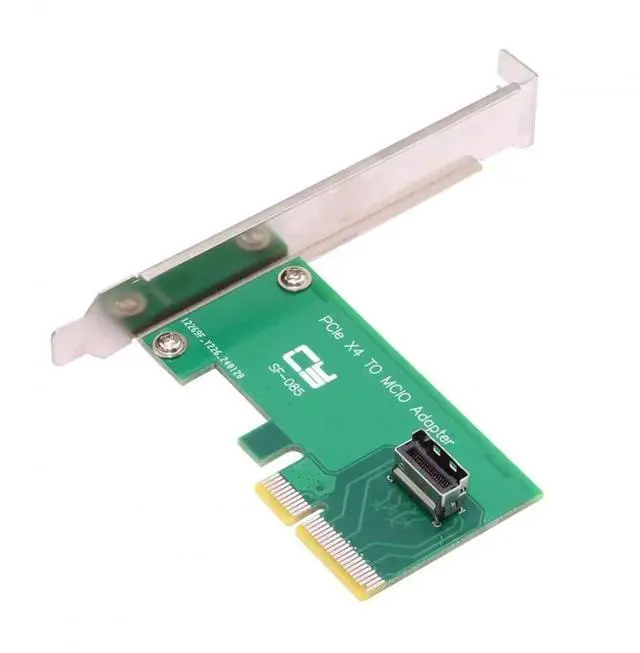 Main image of WRIARICH PCIe 5.0 4.0 x4 to MCIO Mini Cool Edge IO Female Host Adapter, Compatible with NVMe U.2 SSD