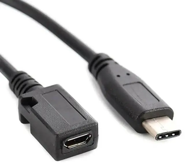 Alt view image 3 of 3 - WRIARICH USB C Male to Micro USB Female Converter Cable, Type-C to Micro USB Adapter Cord for Fast Charging & Data Sync, Compatible with MacBook Pro, Android Micro USB Devices