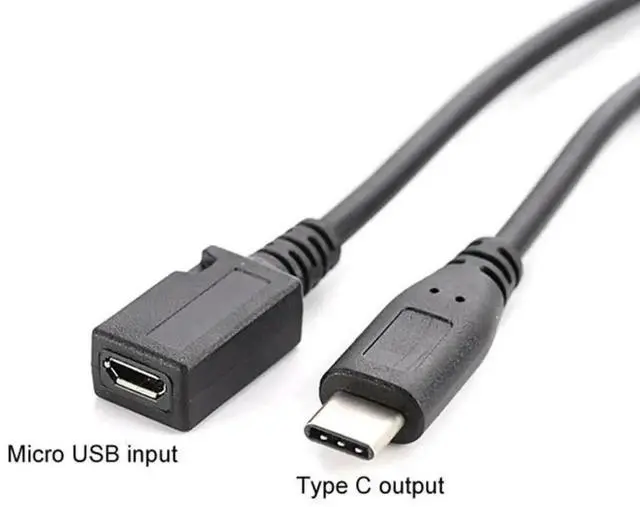 Main image of WRIARICH USB C Male to Micro USB Female Converter Cable, Type-C to Micro USB Adapter Cord for Fast Charging & Data Sync, Compatible with MacBook Pro, Android Micro USB Devices