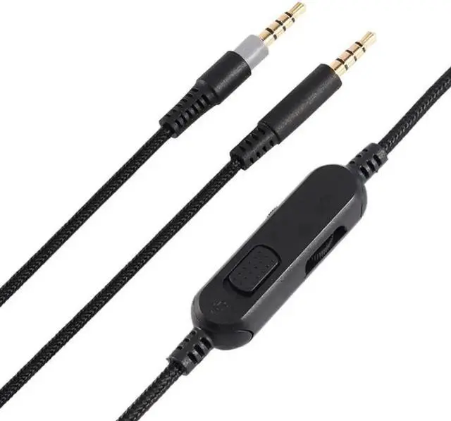 Alt view image 2 of 4 - WRIARICH 3.5mm Replacement Audio Cable Black for HyperX Cloud MIX / Cloud Alpha Gaming Headset