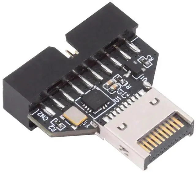 Main image of WRIARICH USB 3.0 20Pin Header to Type-E IDC Socket Adapter with CH334P Chip, USB 3.1 Front Panel Converter for Desktop Motherboard