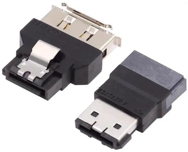 Main image of WRIARICH 2PCS 7Pin SATA to eSATA Adapter, Male to Female Extender Converter for SSD & Hard Drive