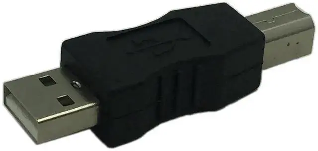 Alt view image 6 of 7 - WRIARICH 2 Pack USB A Male to USB B Male Converter Adapter, Bidirectional USB 2.0 Connector for Printers, Scanners & MIDI Controllers
