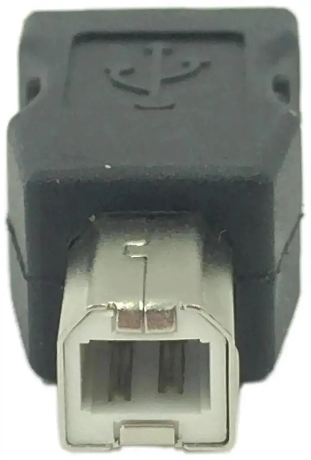 Alt view image 7 of 7 - WRIARICH 2 Pack USB A Male to USB B Male Converter Adapter, Bidirectional USB 2.0 Connector for Printers, Scanners & MIDI Controllers