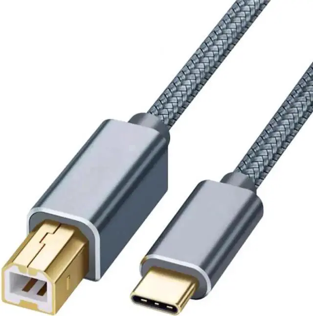 Main image of WRIARICH 3.3ft USB-C to USB-B Printer Cable, Type C to B Male Cord for MacBook, Chromebook, iPad Pro, HP & Canon Printers