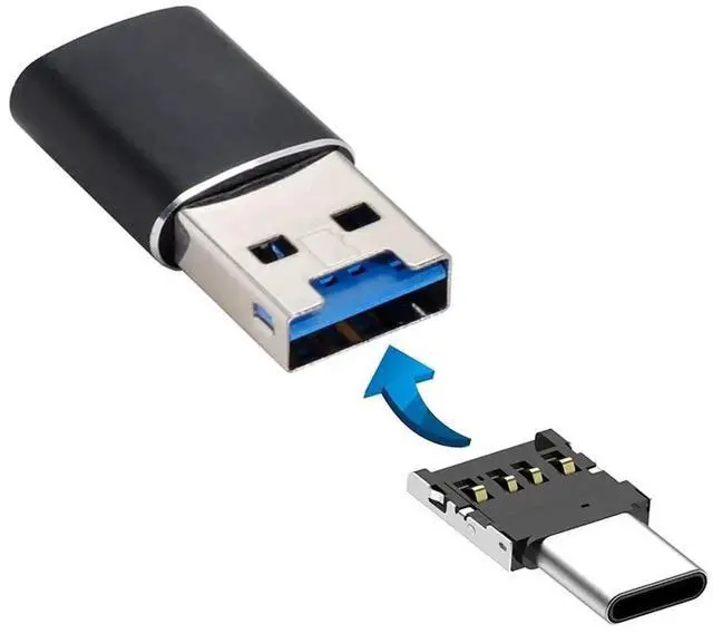 Alt view image 3 of 7 - WRIARICH USB 3.0 Card Reader for SD/SDXC/TF Micro SD Cards with USB-A & USB-C OTG Dual Connectors, Compatible with Phones & Tablets
