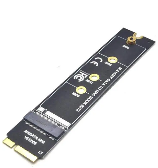 Main image of WRIARICH M.2 NGFF SATA SSD Adapter Card, For 2012 MacBook Air A1465 A1466, Riser Card Only (SSD Not Included)