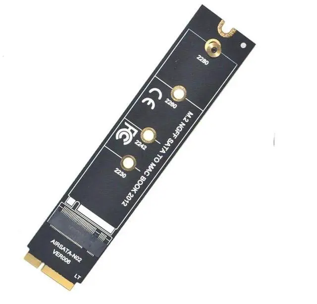 Alt view image 3 of 6 - WRIARICH M.2 NGFF SATA SSD Adapter Card, For 2012 MacBook Air A1465 A1466, Riser Card Only (SSD Not Included)