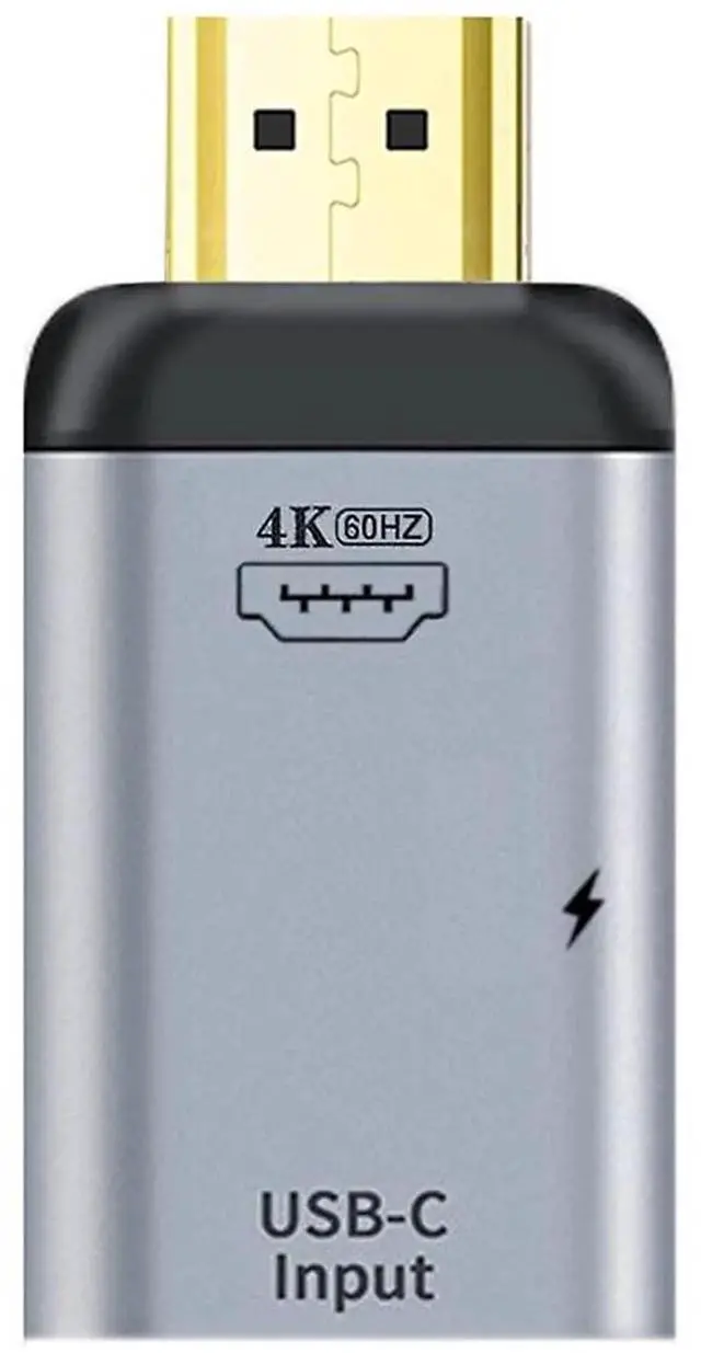Main image of WRIARICH USB-C Female to HDMI Adapter with PD Charging, 4K@60Hz Video Converter for Phone and Laptop