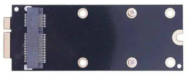 Alt view image 3 of 5 - WRIARICH mSATA Mini PCIe SATA SSD to 7+17Pin Adapter Card, 2012 MacBook Proprietary SSD Converter Compatible with A1425 A1398 MC975 MC976