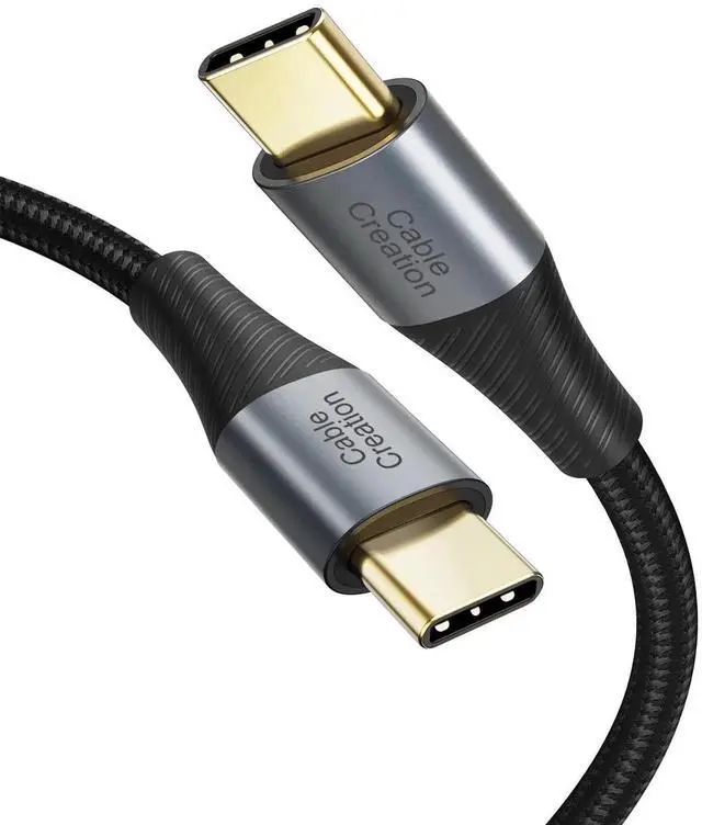 Main image of WRIARICH 6.6FT Braided USB-C to USB-C Fast Charging & Data Sync Cable for Samsung Galaxy S22/S21/S20 Series, MacBook, iPad Pro 2020, Google Pixel