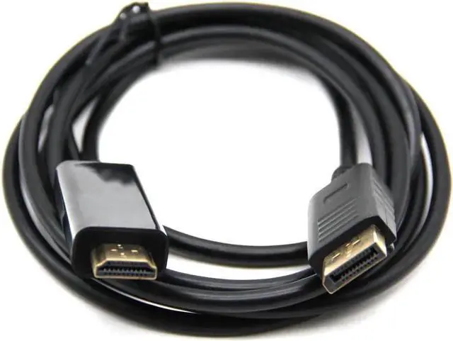 Main image of WRIARICH 1.8M DP to HDMI-Compatible Cable, 1080P Full HD Audio Video Sync Cord for Laptop PC to HDTV Monitor Projector
