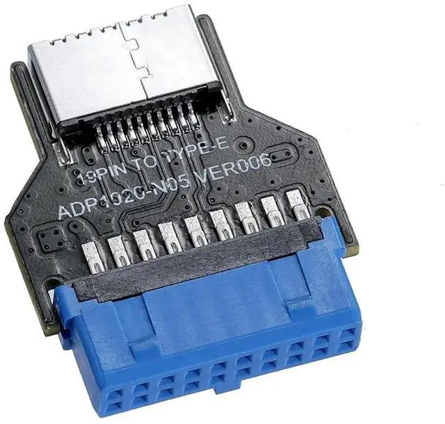 Main image of WRIARICH USB3.0 19Pin Header to Type-E A-Key Front Panel Adapter, Convert Mainboard Header to Chassis Type-C Port
