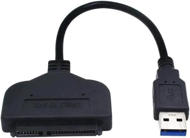 Alt view image 2 of 6 - WRIARICH Cabo Adaptador USB 3.0 para SATA HDD com Alimentação Molex, Conversor USB para Disco Rígido SATA 2.5"/3.5"