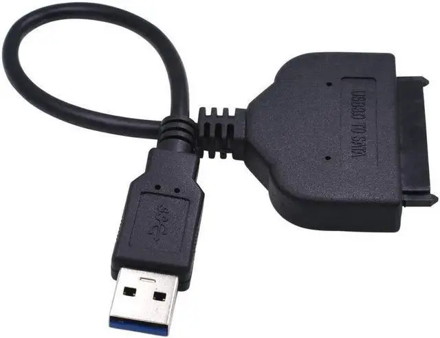 Alt view image 6 of 6 - WRIARICH Cabo Adaptador USB 3.0 para SATA HDD com Alimentação Molex, Conversor USB para Disco Rígido SATA 2.5"/3.5"