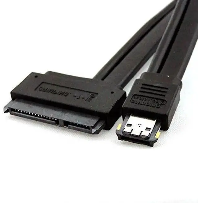 Alt view image 4 of 6 - WRIARICH 50cm Power eSATA to SATA 22Pin Cable, Power eSATA Extension Cord with 5V/12V Power for 2.5/3.5 Inch HDD & SSD