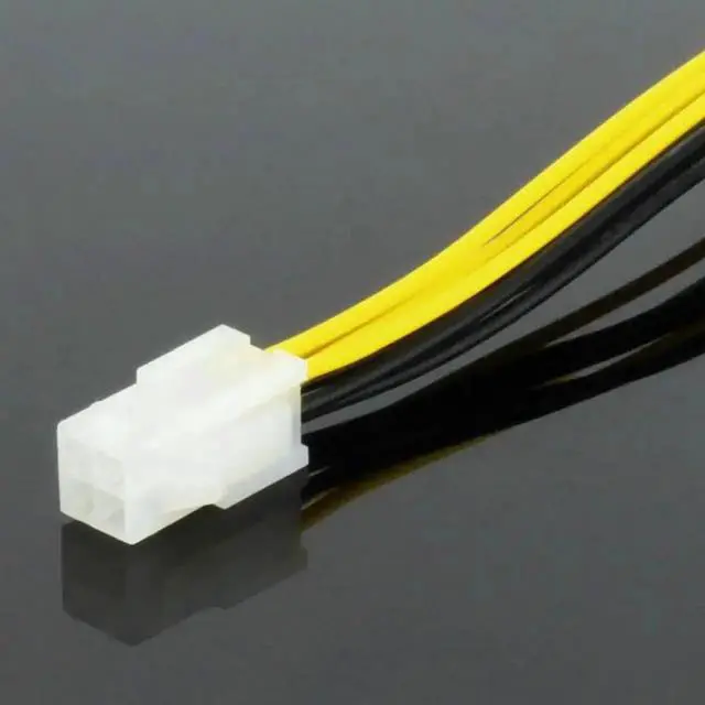Alt view image 2 of 6 - WRIARICH ATX 4 Pin Female to 8 Pin Male EPS Power Adapter Cable, Motherboard CPU Power Extension Cord