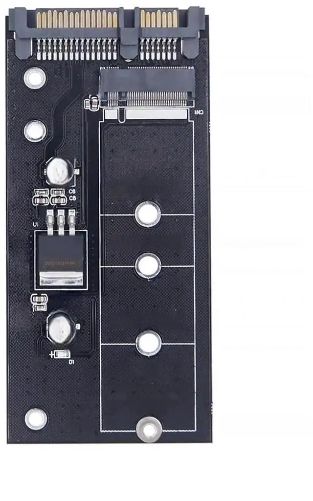 Main image of WRIARICH JAENFON M.2 B Key to SATA 3.0 Adapter Card, 2.5 Inch NGFF M.2 SATA SSD Riser Board Supports 2230/2242/2260/2280 M.2 Drives