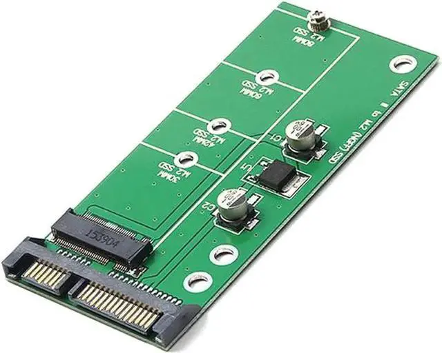 Main image of WRIARICH M.2 NGFF SATA to 2.5" SATA Adapter Card, B/B+M Key, 6Gbps SATA III, Fits 2230-2280 SSD