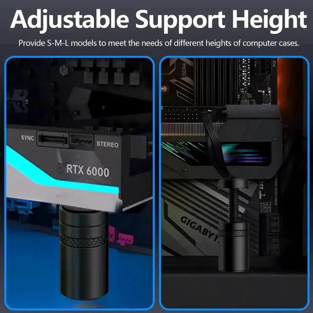 Alt view image 6 of 6 - WRIARICH GPU Anti-Sag Support Bracket, Graphics Card Sagging Prevention Holder Stand