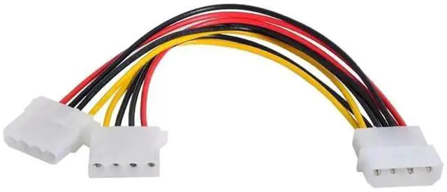Main image of WRIARICH 10cm 4Pin IDE 1 to 2 Power Splitter Cable, 5V/12V Output for HDD & SSD