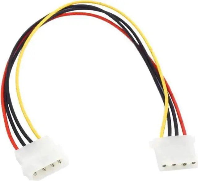 Alt view image 4 of 4 - WRIARICH 14 Inch Molex 4-Pin IDE Power Extension Cable, PSU Internal 12V/5V HDD DVD CD-RW Power Extender Cord
