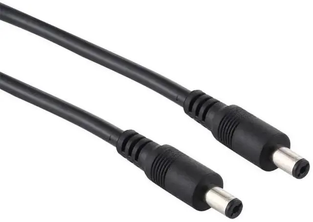 Alt view image 2 of 6 - WRIARICH 1m Black 8A 5.5x2.1mm Male to Male DC Power Extension Cable, High Current DC Plug Adapter Cord