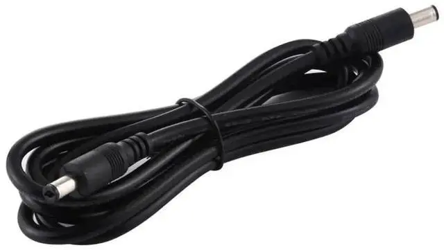 Alt view image 3 of 6 - WRIARICH 1m Black 8A 5.5x2.1mm Male to Male DC Power Extension Cable, High Current DC Plug Adapter Cord