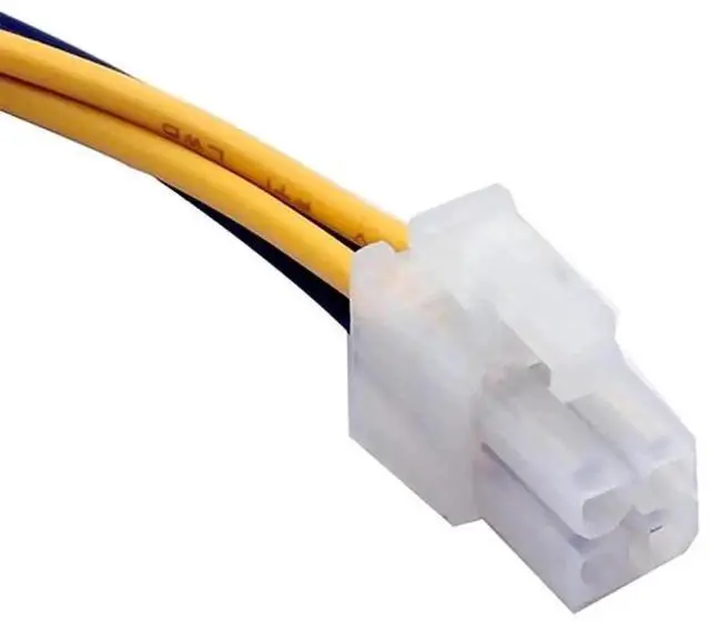 Alt view image 3 of 6 - WRIARICH Square 4 Pin to Mini 4 Pin Power Splitter Cable for PC Motherboard & CPU