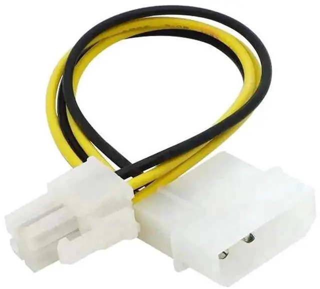Alt view image 5 of 6 - WRIARICH Square 4 Pin to Mini 4 Pin Power Splitter Cable for PC Motherboard & CPU