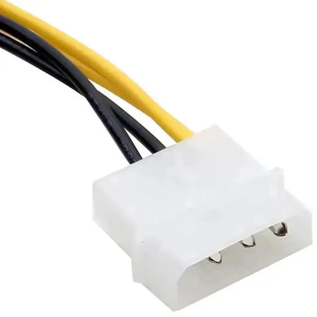 Alt view image 6 of 6 - WRIARICH Square 4 Pin to Mini 4 Pin Power Splitter Cable for PC Motherboard & CPU