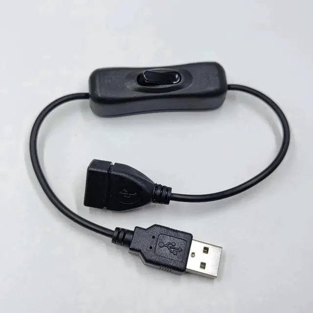 Main image of WRIARICH 30cm ON/OFF Toggle Switch USB Extension Power Cable for USB Fan, USB Lamp & Small USB Devices