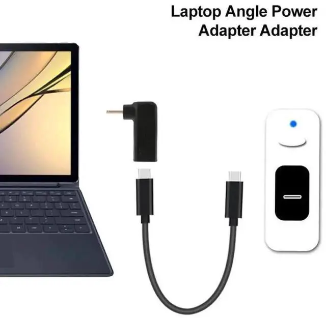 Alt view image 5 of 5 - WRIARICH 100W USB-C Female to DC 5.5x2.5mm Male Power Converter Adapter, Type-C PD to DC Barrel Charging Plug for Laptops & Electronic Devices