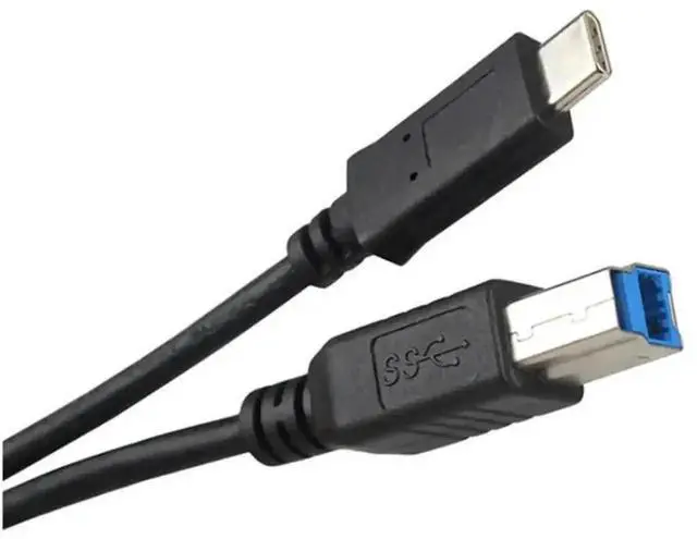 Alt view image 3 of 3 - WRIARICH 3.3FT USB-C to USB3.0 Type-B Cable for Hard Drive Enclosure, Webcam & Blu-ray Drive