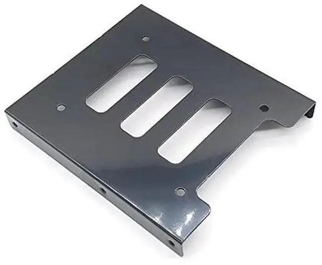 Alt view image 5 of 6 - WRIARICH Yellow 2.5" to 3.5" Metal HDD Mount Bracket with IDE 4P to SATA 15P Power Cable & SATA 3.0 Cord for Desktop & Server SSD/HDD