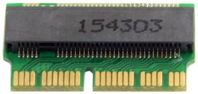 Main image of WRIARICH 12+16 Pin M.2 NGFF M-Key SSD Converter Card, NVMe AHCI Storage Upgrade Adapter for 2014 2015 MacBook A1493 A1502 A1465 A1466