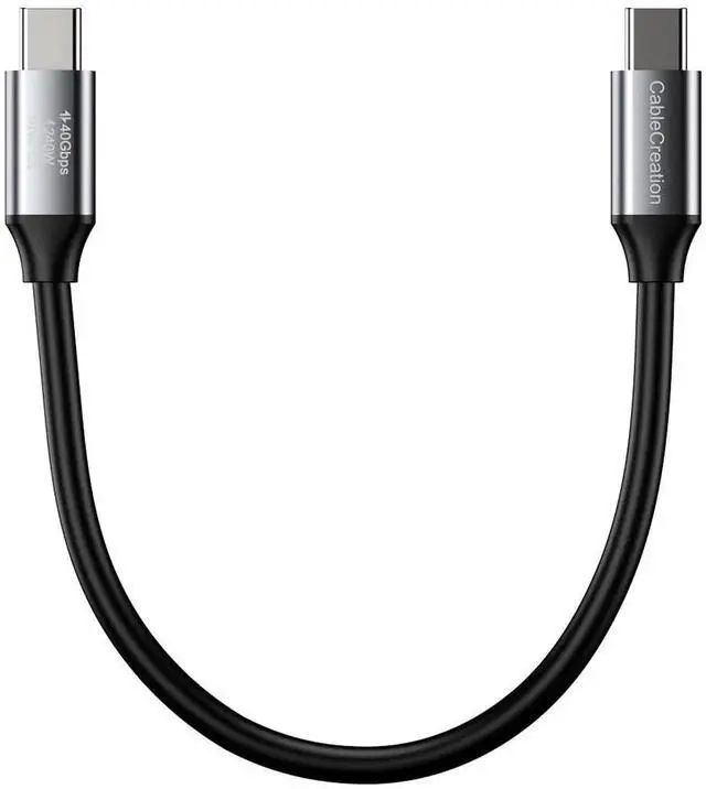 Main image of WRIARICH 3.3FT USB4 Thunderbolt 4 Cable, 40Gbps Data, 240W Charging, 8K@60Hz Video, USB-C Cable Compatible with Thunderbolt 3/4
