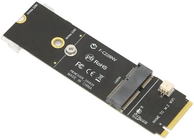 Main image of WRIARICH M.2 A+E Key to M Key Adapter Card, Retains WiFi Bluetooth, Supports M.2 NVMe SSD Expansion