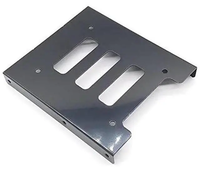 Alt view image 3 of 6 - WRIARICH 2.5" to 3.5" Metal HDD Mounting Bracket with IDE 4P to SATA 15P & SATA 3.0 Cables, Black Hard Drive Adapter for Desktop & Server SSD/HDD