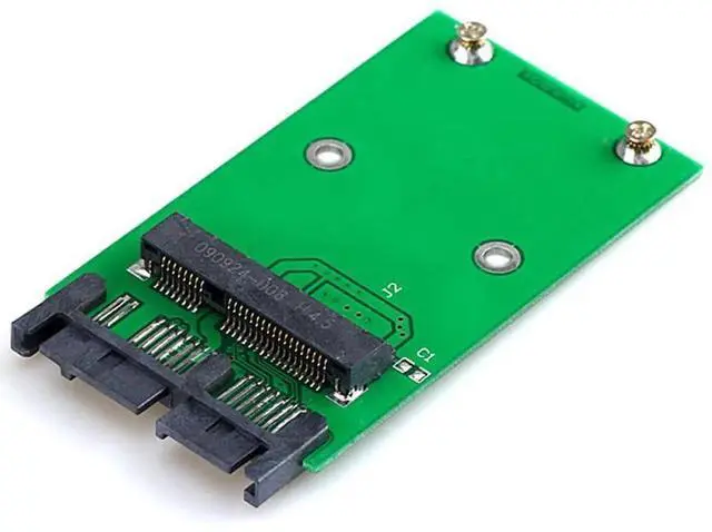 Main image of WRIARICH Mini PCI-E mSATA to 1.8" Micro SATA 16Pin PCB Adapter